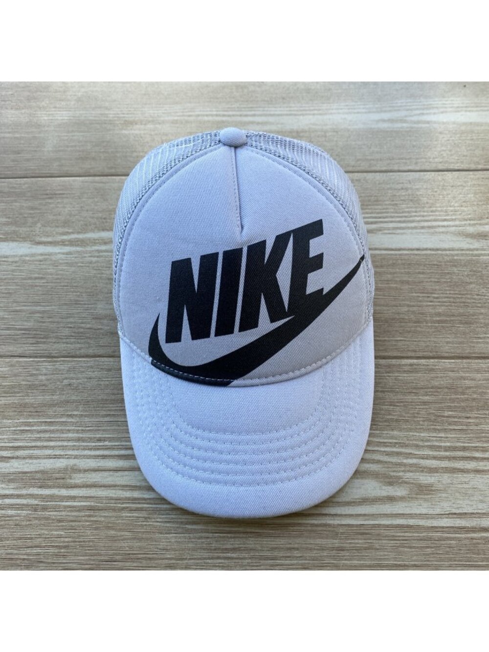 Nike Swoosh Trucker Cap Hat Adjustable Hat Strap Back Youth Boys 4-7 Snapback